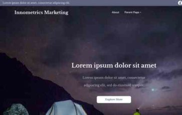 Innometrics Marketing (screenshot desktop)