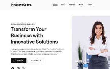 InnovateGrove (screenshot desktop)