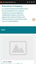 Insurance Company (Peccular) (screenshot mobile)