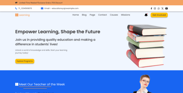 Interactive Education (WordPress)