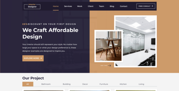 Interior Decor Consultation (WordPress)