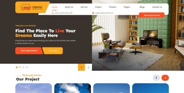 Interior Decor Studio (WordPress)