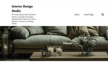 Interior Design Studio (ThemesPride) - (screenshot desktop)