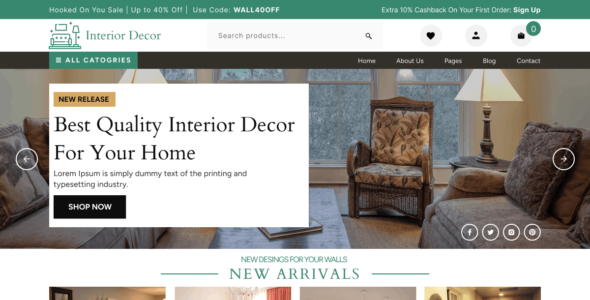 Interior Designer Studio (WordPress)