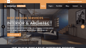 Interior Layout (WordPress)