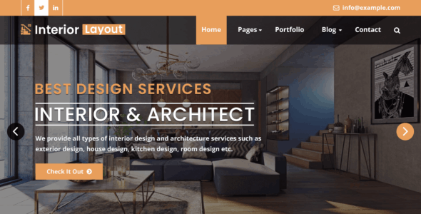 Interior Layout (WordPress)