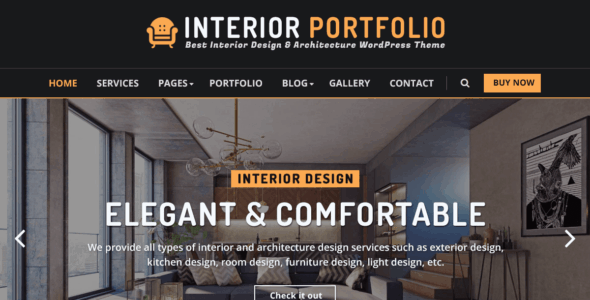Interior Portfolio (WordPress)