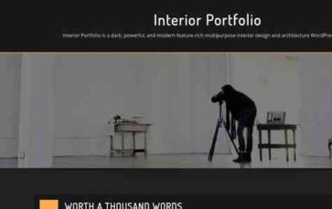 Interior Portfolio (screenshot desktop)