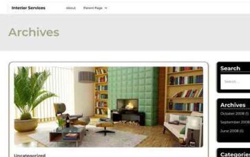 Interior Services (screenshot desktop)