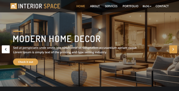Interior Space (WordPress)