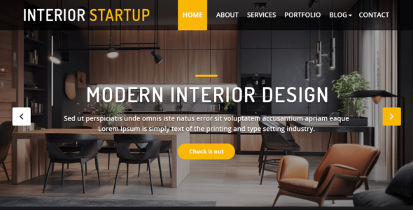 Interior Startup (WordPress)