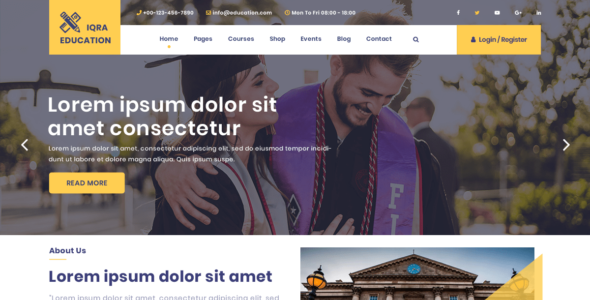 Iqra Education (WordPress)