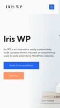 Iris WP (screenshot mobile)