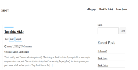 IS-Medify (WordPress)