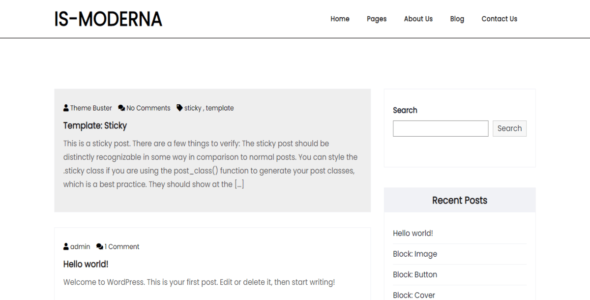 ISModerna (WordPress)