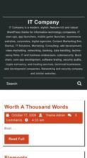 IT Company (screenshot mobile)