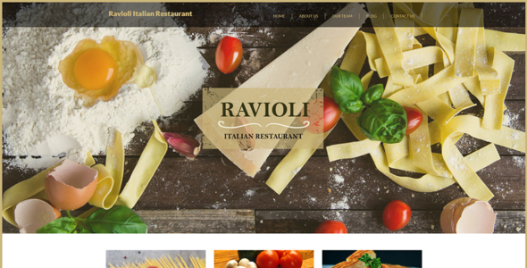 Italian Restaurant (WordPress)