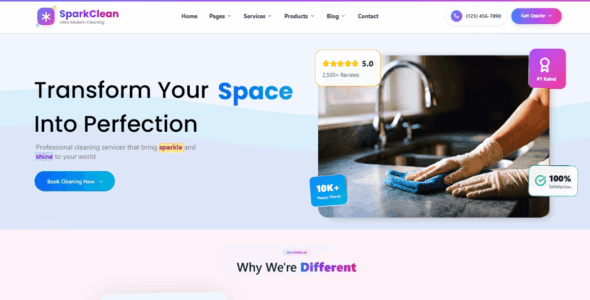 Janitorial Cleaning Services (WordPress)