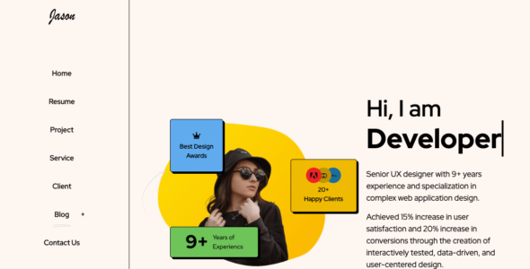 Jason Portfolio Resume (WordPress)