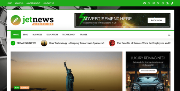 JetNews Magazine (WordPress)