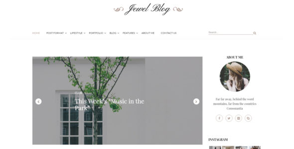 Jewel Blog (WordPress)