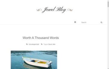 Jewel Blog (screenshot desktop)