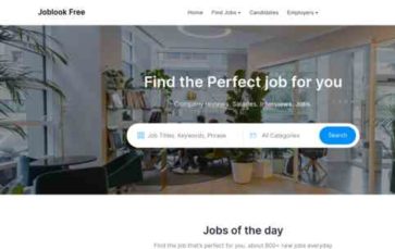 Joblook (screenshot desktop)