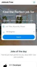 Joblook (screenshot mobile)
