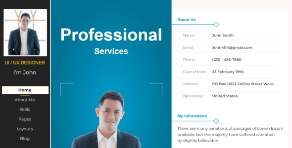 Jobstride Resume (WordPress)