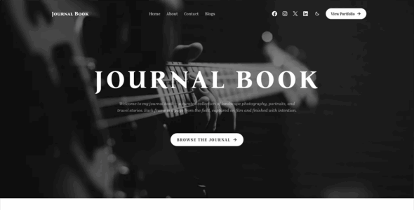 Journal Book (WordPress)