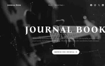 Journal Book (screenshot desktop)