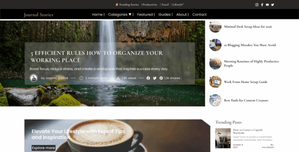 Journal Stories (WordPress)