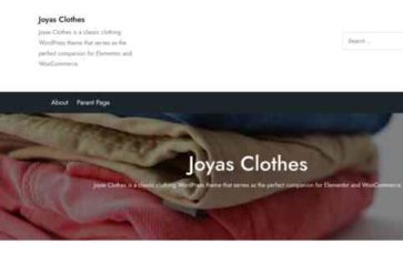 Joyas Clothes (screenshot desktop)