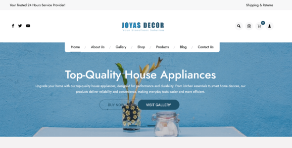 Joyas Decor Shop (WordPress)