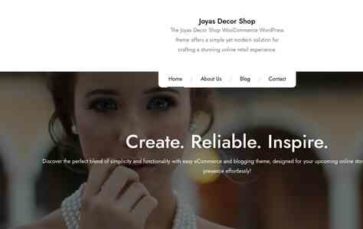 Joyas Decor Shop (screenshot desktop)