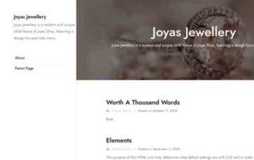 Joyas Jewellery (screenshot desktop)