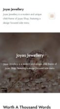 Joyas Jewellery (screenshot mobile)