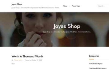 Joyas Shop (screenshot desktop)