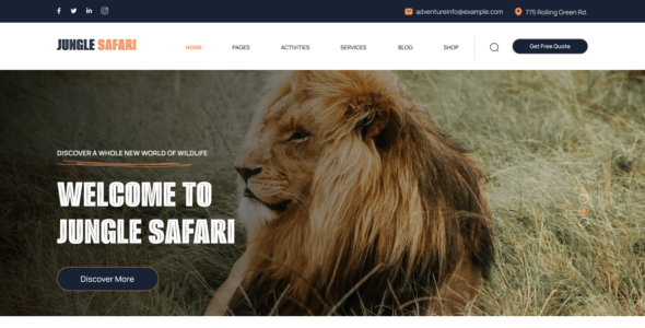 Jungle Eco Tours (WordPress)