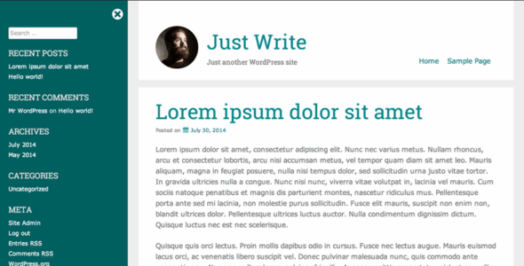 Just Write (Ryan Cowles) (WordPress)