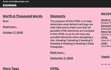 Kamana (screenshot desktop)