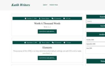 Katib Writers (screenshot desktop)