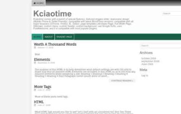 Kciaotime (screenshot desktop)
