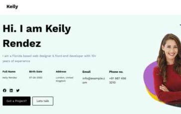 Keily (screenshot desktop)
