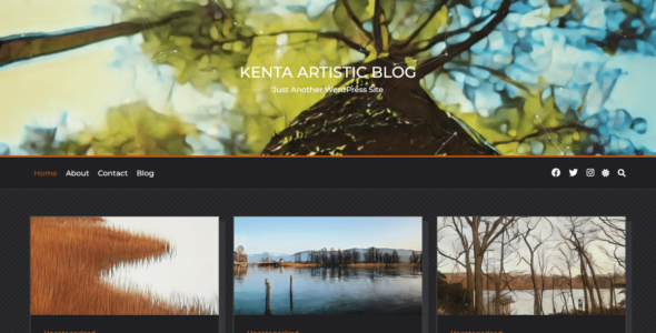 Kenta Artistic Blog (WordPress)