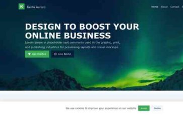 Kenta Aurora (screenshot desktop)