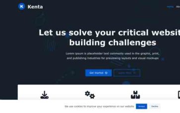 Kenta Business (screenshot desktop)