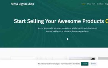 Kenta Digital Shop (screenshot desktop)