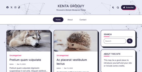 Kenta Groovy Blog (WordPress)