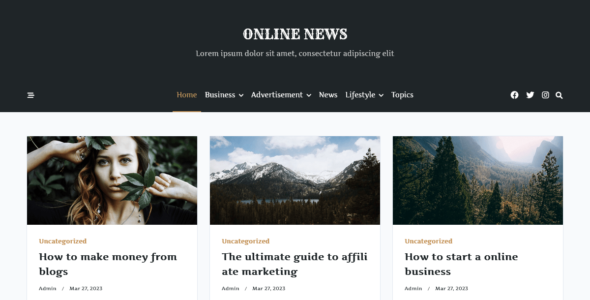 Kenta Online News (WordPress)